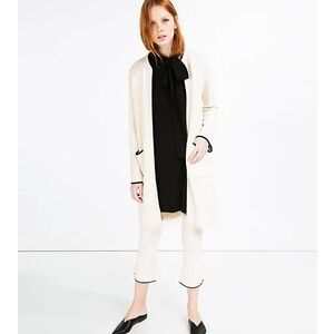 Cyrus New York Long Open-front Cardigan Abaya Duster - Small